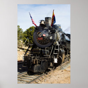 Poster Locomotiva a vapor Grand Canyon Railway 4960