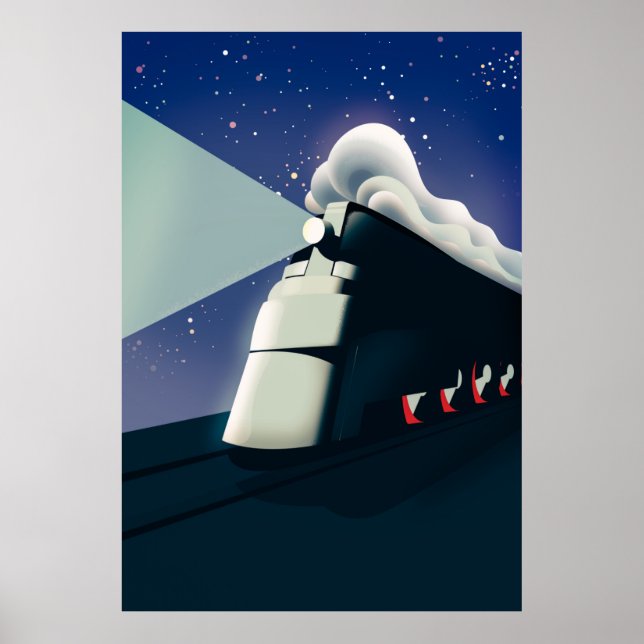 Poster Locomotiva Art Déco (Frente)