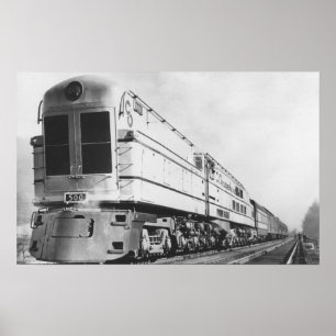 Poster Locomotiva Chesapeake & Ohio Railroad "500"