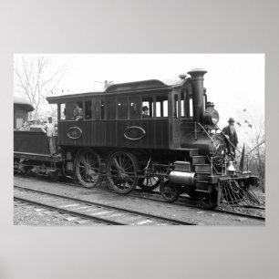 Poster Locomotiva de Inspeção a Vapor DL+ W