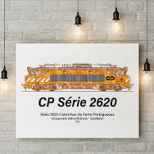 Locomotiva Elétrica CP Série 2620. Loco Nez-Casse