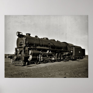 Poster Locomotiva Sul-Australiana de Classe 600