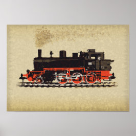 Poster Locomotiva Vintage