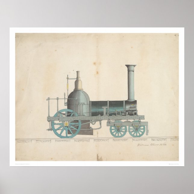 Poster Locomotive Design (1344) (Frente)