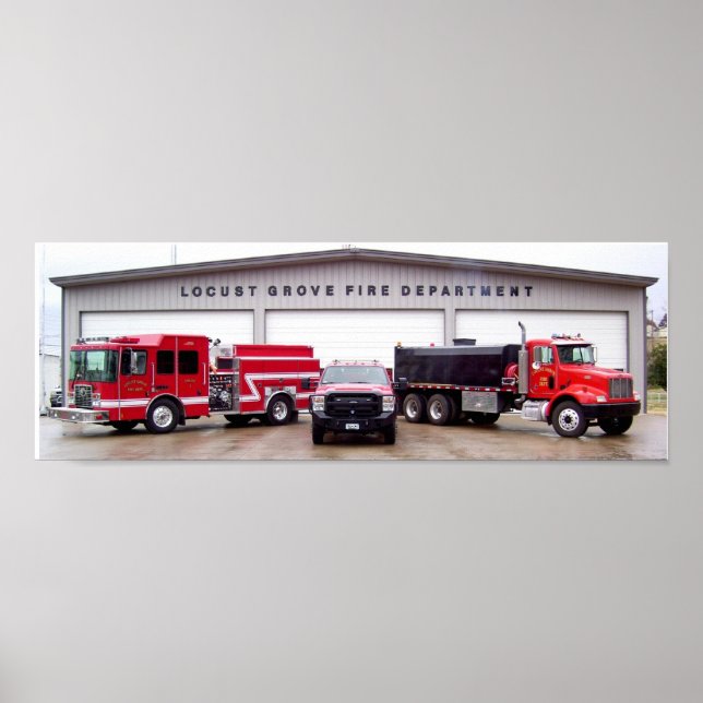 Póster Locust Grove Fire Department (Frente)