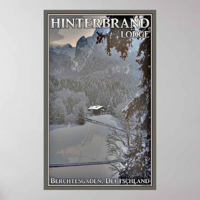 Póster Lodge Hinterbrand (Frente)