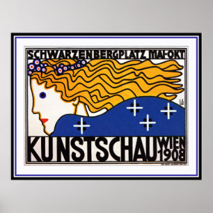Poster Loffler: Kunstschau Wien - Secessão Austríaca