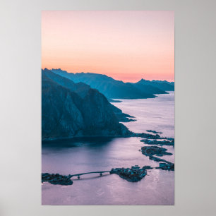 Poster Lofoten Islands Norway