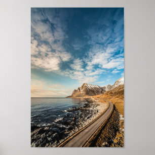 Poster Lofoten Islands Scenic Road