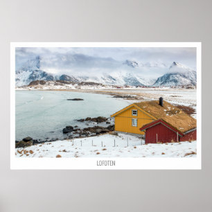 Poster Lofoten, Noruega
