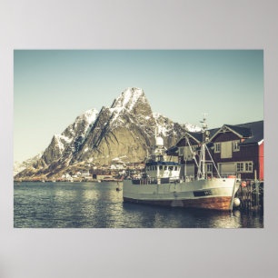 Poster Lofoten Vintage