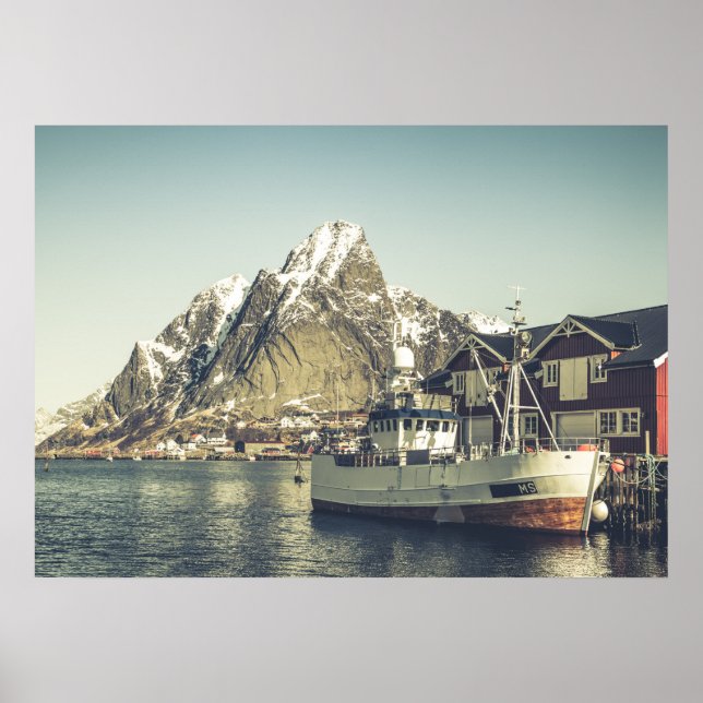 Poster Lofoten Vintage (Frente)