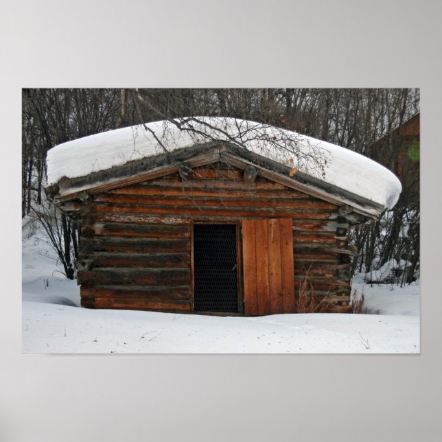 Póster Log Cabin de Jack London (Frente)