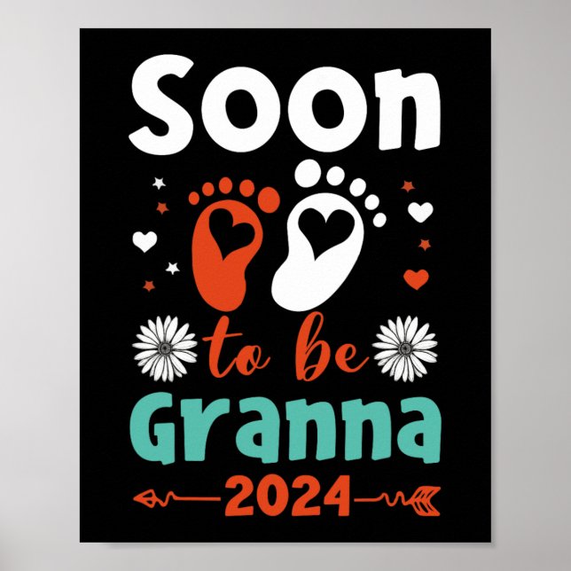 Poster Logo Será Avó 2024 Promovida a Avó  (Frente)