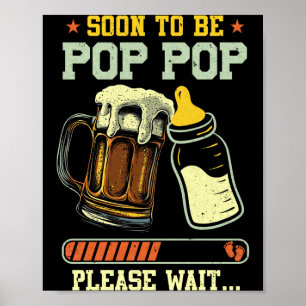 Poster Logo Será P P Est 2025 Anúncio de Gravidez 