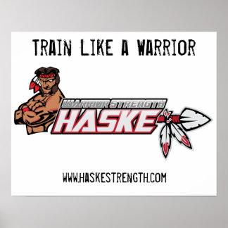 Póster Logotipo2, www.haskestrength.com, Treinamento como
