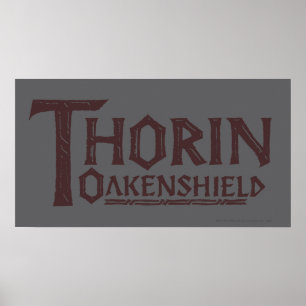 Póster Logotipo Brown de THORIN OAKENSHIELD™
