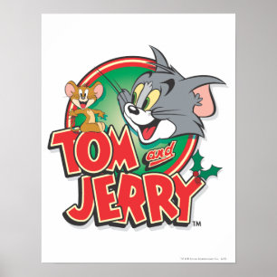 Póster Logotipo clássico do Tom e do Jerry