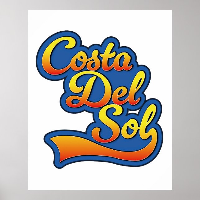 Poster logotipo Costa Del Sol (Frente)