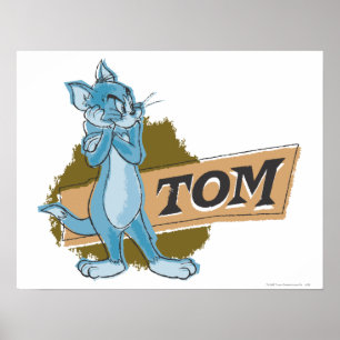 Póster Logotipo da atitude de Tom