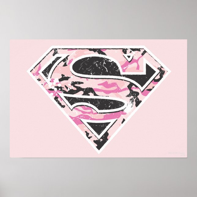 Póster Logotipo da Camouflage da Supergirl (Frente)