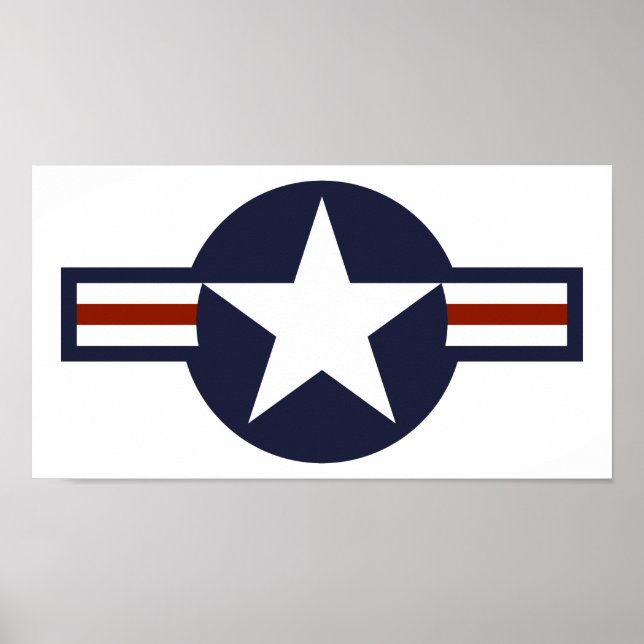 Poster Logótipo da Força Aérea (Frente)