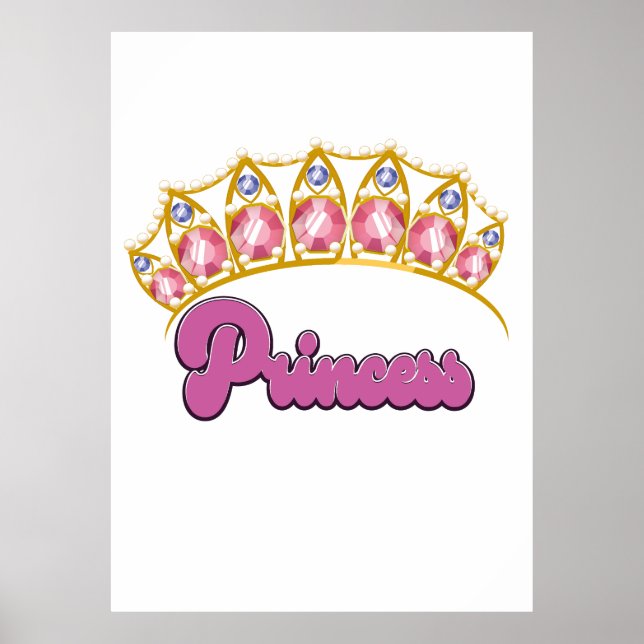 Poster logótipo da Princesa Tiara (Frente)