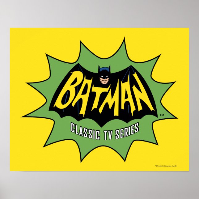 Póster Logotipo da série Batman Classic TV (Frente)
