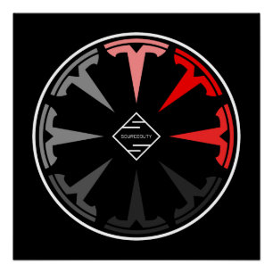 Póster Logotipo da Tesla