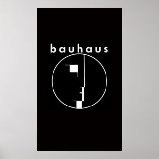 Poster Logotipo de Banda Bauhaus