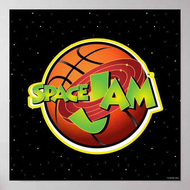 Poster Logotipo de basquete SPACE JAM™ (Frente)
