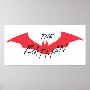 Poster Logotipo de Bat Manuscrito de Batman