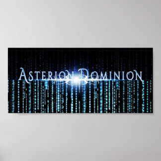 Poster Logotipo de Dominion AstCriteria (10x4.5)