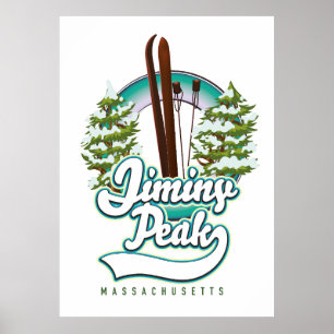 Poster logotipo de pique de pijama em Massachusetts