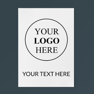 Póster Logotipo de Promocional personalizado - Sem pedido