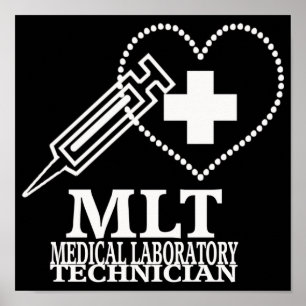 PÓSTER LOGOTIPO DE TÉCNICA DE LABORATÓRIO MÉDICO DA SERIN