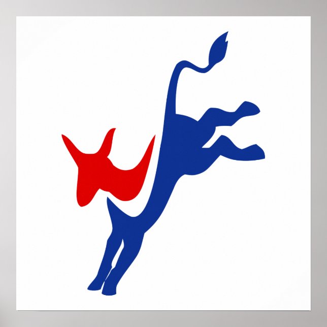 Póster Logotipo Democrata (Frente)