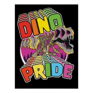 Póster Logotipo Dino Pride