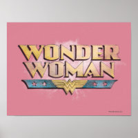 Logotipo do lápis da Mulher Maravilha