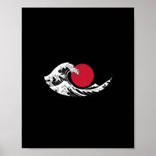 Poster Logotipo do Restaurante Onda Japonês - Círculo Ver