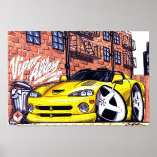 Póster Logotipo do Roadster de ViperAlley