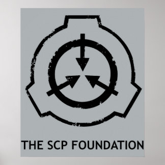 Poster Logotipo do SCP Foundation Secure Contain Protect