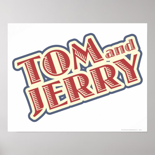 Poster Logotipo do Tom e do Jerry (Frente)
