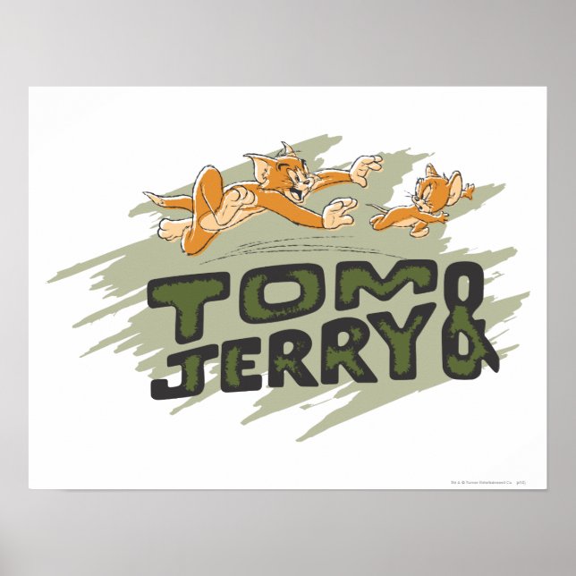 Poster Logotipo do Tom e Jerry Chase (Frente)