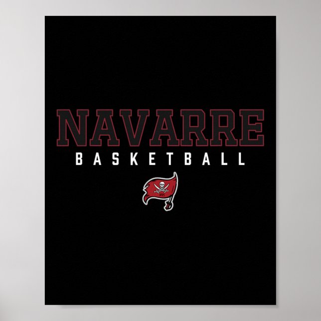 Poster Logotipo dos Navarre Raiders Sketll Hs (Frente)