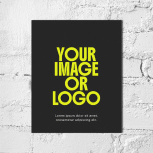Poster Logotipo Empresarial de Foto Simples Minimalista P
