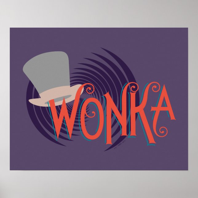 Poster Logotipo espiral Wonka (Frente)
