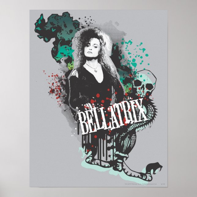 Póster Logotipo Gráfico Bellatrix Lestrange (Frente)