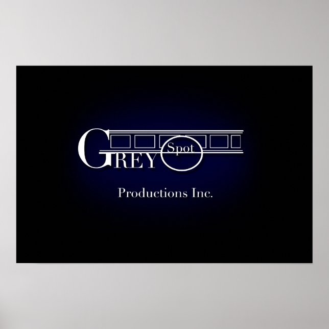 Póster Logotipo GreySpot (Frente)