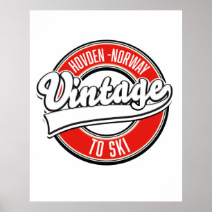 Poster logotipo hovden norway